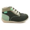 Kickers Leren Boots "Bonzip 2" Groen