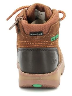 Kickers Leren Boots "Kicknature" Bruin -Gstar Kleding Winkel kickers leren boots kicknature bruin 2