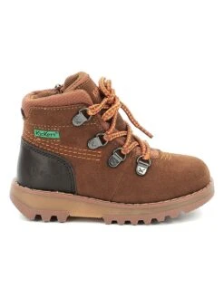 Kickers Leren Boots "Kicknature" Bruin