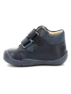 Kickers Leren Boots "Wambak" Donkerblauw -Gstar Kleding Winkel kickers leren boots wambak donkerblauw 2