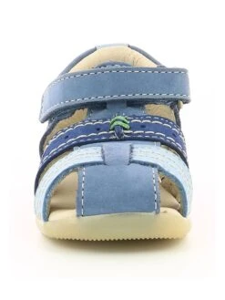 Kickers Leren Enkelsandalen "Bigbazar 2" Blauw -Gstar Kleding Winkel kickers leren enkelsandalen bigbazar 2 blauw 3