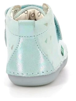 Kickers Leren Loopleerschoenen "Sabio" Lichtblauw -Gstar Kleding Winkel kickers leren loopleerschoenen sabio lichtblauw 2