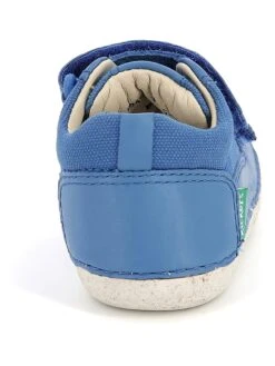 Kickers Leren Loopleerschoenen "Sostankro" Blauw -Gstar Kleding Winkel kickers leren loopleerschoenen sostankro blauw 2