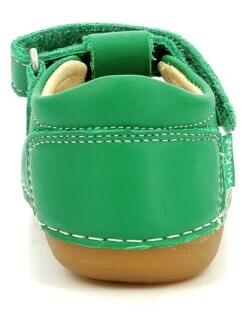 Kickers Leren Loopleerschoenen "Sushy" Groen -Gstar Kleding Winkel kickers leren loopleerschoenen sushy groen 2