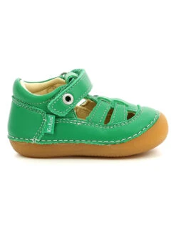 Kickers Leren Loopleerschoenen "Sushy" Groen