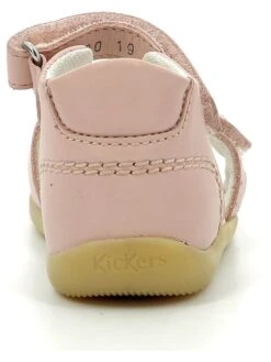 Kickers Leren Sandalen "Bigkratch" Lichtroze -Gstar Kleding Winkel kickers leren sandalen bigkratch lichtroze 2