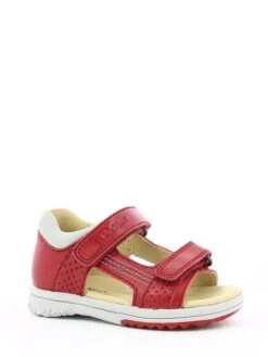 Kickers Leren Trekkingsandalen "Plazabi" Rood