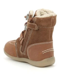 Kickers Leren Winterlaarzen "Bamacho" Lichtbruin -Gstar Kleding Winkel kickers leren winterlaarzen bamacho lichtbruin 3
