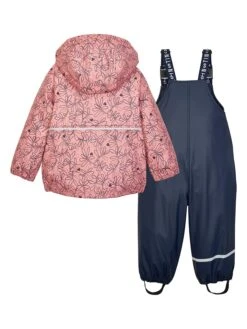 Killtec 2-delige Regenoutfit "Fios 9" Donkerblauw/lichtroze -Gstar Kleding Winkel killtec 2 delige regenoutfit fios 9 donkerblauw lichtroze 1