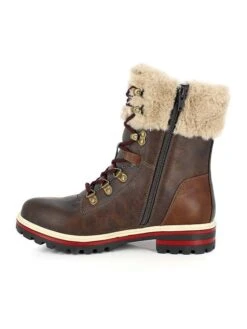 Kimberfeel Winterboots "Thea" Donkerbruin 7 Kimberfeel Winterboots "Thea" Donkerbruin -Gstar Kleding Winkel kimberfeel winterboots thea donkerbruin 1