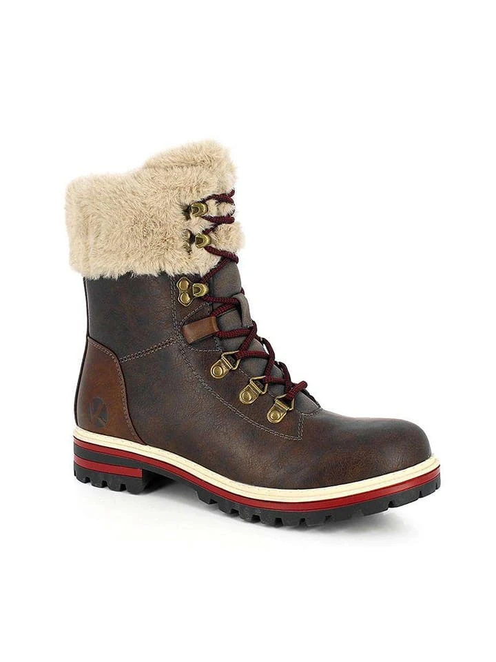 Kimberfeel Winterboots "Thea" Donkerbruin 3 Kimberfeel Winterboots "Thea" Donkerbruin