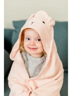 Badcape "Konijn" Lichtroze - (L)76 X (B)76 Cm -Gstar Kleding Winkel kindsgut badcape konijn lichtroze l 76 x b 76 cm 2