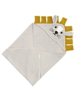 Badcape "Leeuw" Crème - (L)75 X (B)75 Cm -Gstar Kleding Winkel kindsgut badcape leeuw creme l 75 x b 75 cm 1