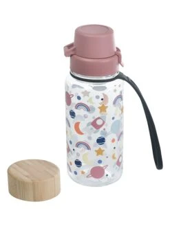 Drinkfles "Wereld" Lichtroze - 400 Ml -Gstar Kleding Winkel kindsgut drinkfles wereld lichtroze 400 ml 1