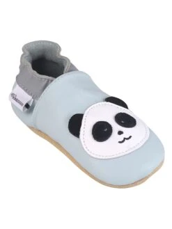 Leren Kruipschoentjes "Panda" Lichtblauw -Gstar Kleding Winkel kindsgut leren kruipschoentjes panda lichtblauw 4