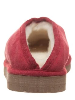 Pantoffels Met Lamsvacht "Fatima" Rood -Gstar Kleding Winkel kitz pichler pantoffels met lamsvacht fatima rood 2