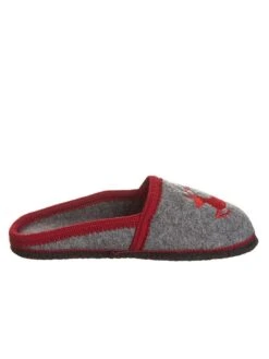 Pantoffels "Virgen" Grijs/rood -Gstar Kleding Winkel kitz pichler pantoffels virgen grijs rood 1
