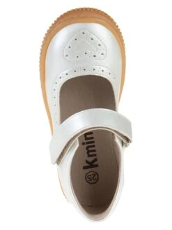 Ballerina's Met Bandje Zilverkleurig/wit -Gstar Kleding Winkel kmins ballerinas met bandje zilverkleurig wit 3