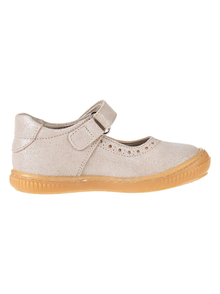 Leren Ballerina's Met Bandje Beige 4 Leren Ballerina's Met Bandje Beige - Afbeelding 2
