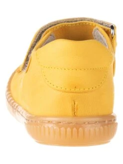 Leren Ballerina's Met Bandje Geel -Gstar Kleding Winkel kmins leren ballerinas met bandje geel 2