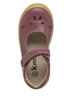 Leren Ballerina's Met Bandje Paars -Gstar Kleding Winkel kmins leren ballerinas met bandje paars 3