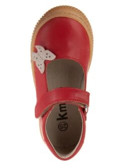 Leren Ballerina's Met Bandje Rood -Gstar Kleding Winkel kmins leren ballerinas met bandje rood 3