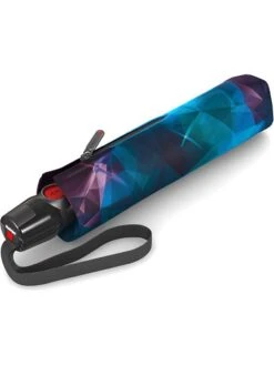 Paraplu "Knirps T.200 Medium Duomatic" Blauw/roze -Gstar Kleding Winkel knirps paraplu knirps t 200 medium duomatic blauw roze 1