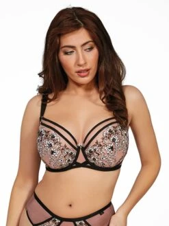 Beugelbeha "Paloma" Zwart/meerkleurig