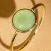 Gouden Ring "Aliyan" Met Jade -Gstar Kleding Winkel l instant d or gouden ring aliyan met jade