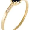 Gouden Ring "Carré Mystérieux" Met Edelstenen -Gstar Kleding Winkel l instant d or gouden ring carre mysterieux met edelstenen