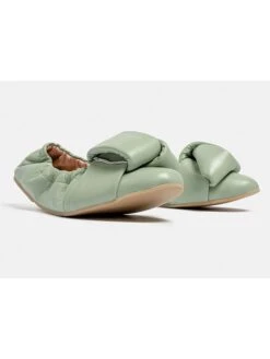 L37 Leren Ballerina's Lichtgroen -Gstar Kleding Winkel l37 leren ballerinas lichtgroen 1