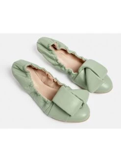 L37 Leren Ballerina's Lichtgroen -Gstar Kleding Winkel l37 leren ballerinas lichtgroen 2