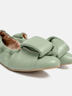 L37 Leren Ballerina's Lichtgroen -Gstar Kleding Winkel l37 leren ballerinas lichtgroen 3