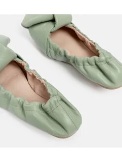 L37 Leren Ballerina's Lichtgroen -Gstar Kleding Winkel l37 leren ballerinas lichtgroen 4