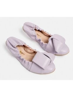 L37 Leren Ballerina's Lila -Gstar Kleding Winkel l37 leren ballerinas lila 2