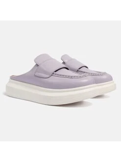 L37 Leren Clogs Lila -Gstar Kleding Winkel l37 leren clogs lila 1