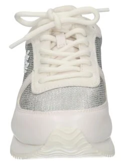 La Strada Sleehaksneakers Wit/zilverkleurig -Gstar Kleding Winkel la strada sleehaksneakers wit zilverkleurig 2