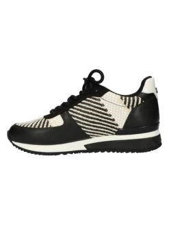 La Strada Sleehaksneakers Zwart/wit -Gstar Kleding Winkel la strada sleehaksneakers zwart wit 1