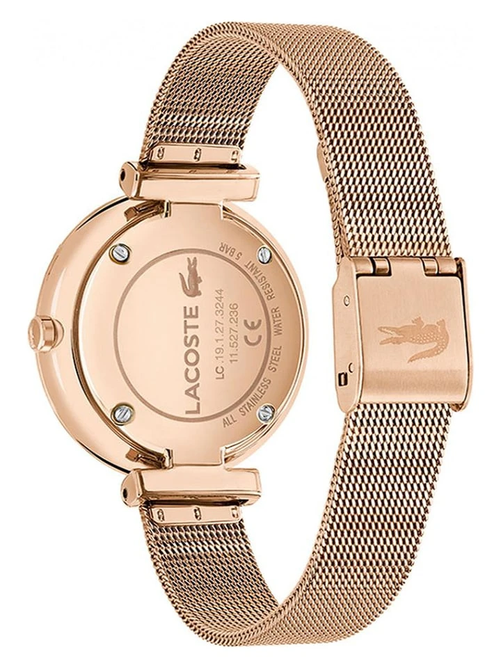 Lacoste Kwartshorloge "Geneva" Roségoudkleurig/zwart 5 Lacoste Kwartshorloge "Geneva" Roségoudkleurig/zwart - Afbeelding 3
