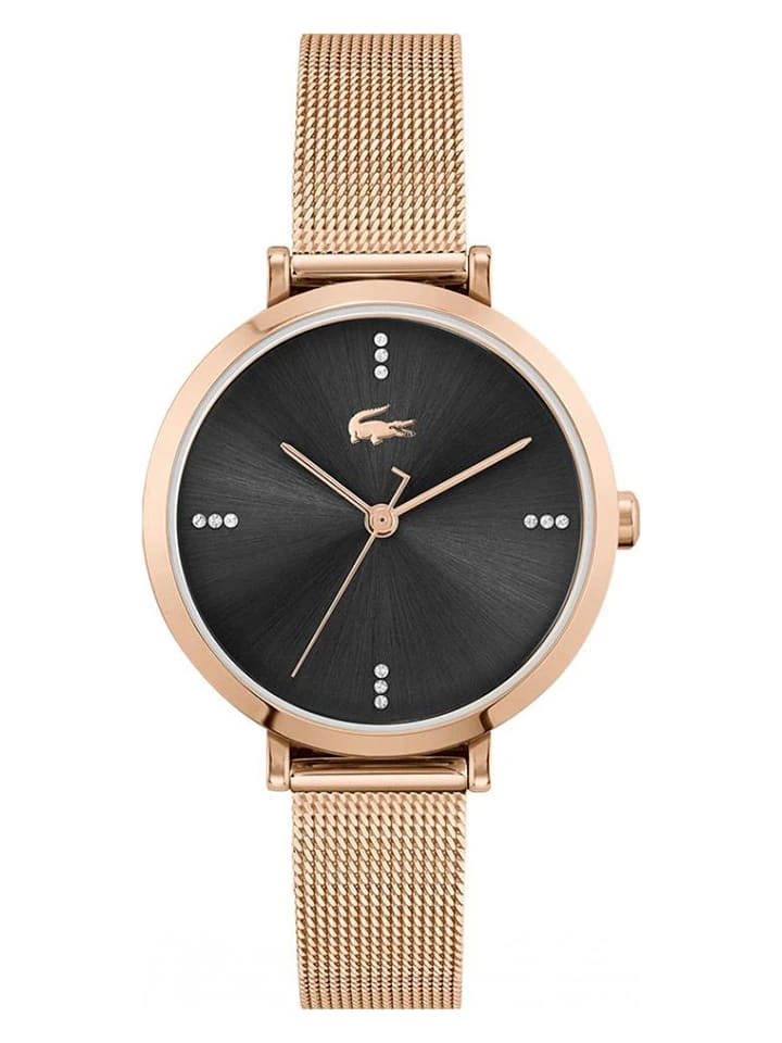 Lacoste Kwartshorloge "Geneva" Roségoudkleurig/zwart 3 Lacoste Kwartshorloge "Geneva" Roségoudkleurig/zwart