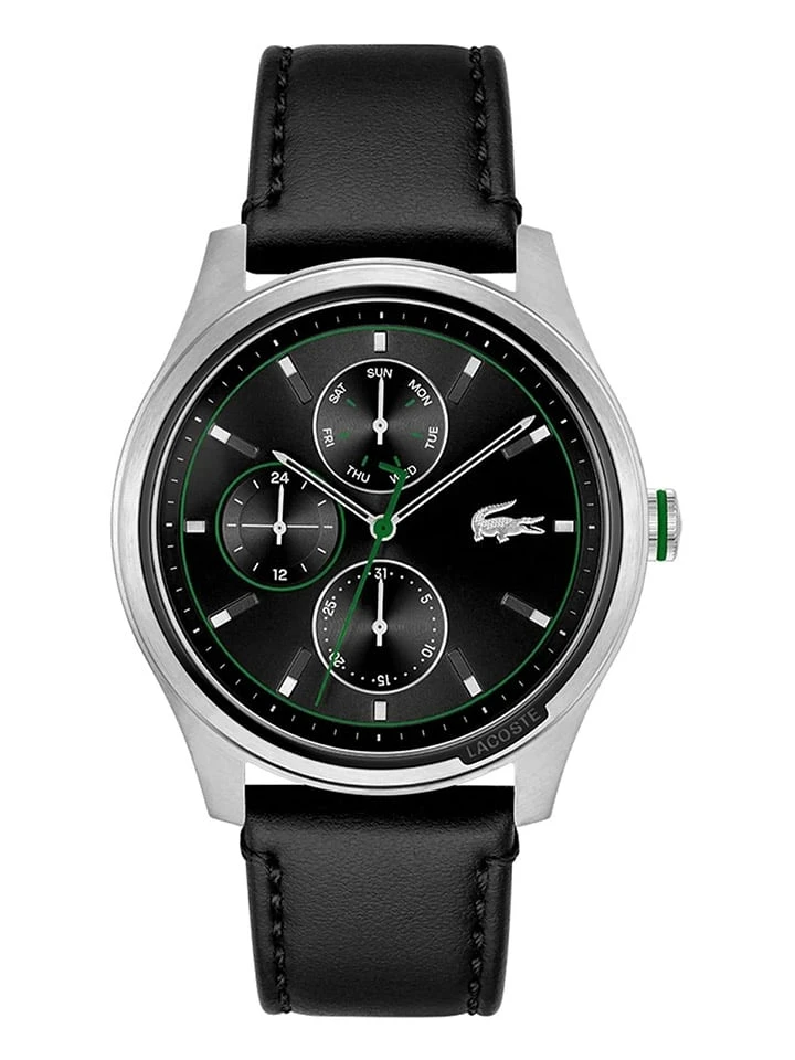 Lacoste Kwartshorloge "Musketeer" Zwart/zilverkleurig 3 Lacoste Kwartshorloge "Musketeer" Zwart/zilverkleurig