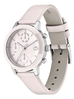 Lacoste Kwartshorloge Zilverkleurig/rosé -Gstar Kleding Winkel lacoste kwartshorloge zilverkleurig rose 1