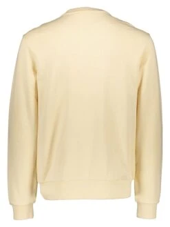 Lacoste Sweatshirt Crème/geel -Gstar Kleding Winkel lacoste sweatshirt creme geel 1