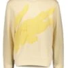Lacoste Sweatshirt Crème/geel -Gstar Kleding Winkel lacoste sweatshirt creme geel
