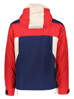 Lacoste Tussenjas Donkerblauw/rood/beige 5 Lacoste Tussenjas Donkerblauw/rood/beige -Gstar Kleding Winkel lacoste tussenjas donkerblauw rood beige 1