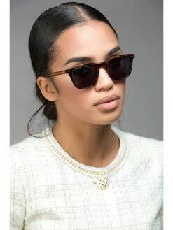 Lacoste Unisekszonnebril Havana -Gstar Kleding Winkel lacoste unisekszonnebril havana 3