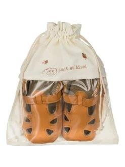 Leren Kruipschoenen "Archie" Oranje -Gstar Kleding Winkel lait et miel leren kruipschoenen archie oranje 3