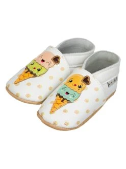 Leren Kruipschoenen "Ice Cream" Meerkleurig