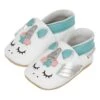 Leren Kruipschoenen "Unicorn" Wit/turquoise -Gstar Kleding Winkel lait et miel leren kruipschoenen unicorn wit turquoise