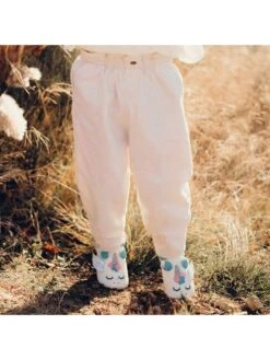 Leren Kruipschoenen "Unicorn" Wit/turquoise -Gstar Kleding Winkel lait et miel leren kruipschoenen unicorn wit turquoise 4